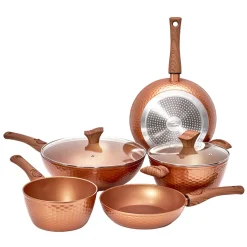 Discount Batterie 7 pièces "Martelé" Batteries De Cuisine