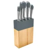Outlet Bloc 5 couteaux inox monocoques Blocs Couteaux De Cuisine