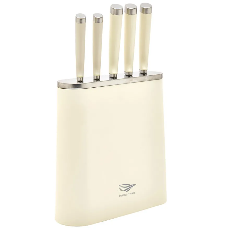 Sale Bloc 5 couteaux vintage Blocs Couteaux De Cuisine