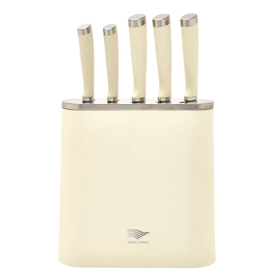 Sale Bloc 5 couteaux vintage Blocs Couteaux De Cuisine