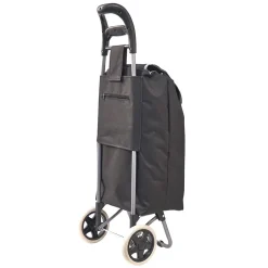 Shop Chariot de courses avec 2 sacs interchangeables Panier De Rangement