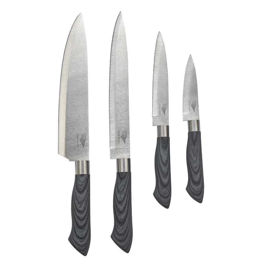 Discount Coffret 4 couteaux avec support magnétique Sets De Couteaux De Cuisine|Coffrets Couteaux De Cuisine