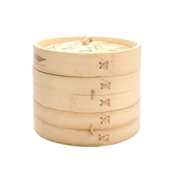 Cheap Cuit vapeur 2 paniers + 1 couvercle Cuit-vapeur