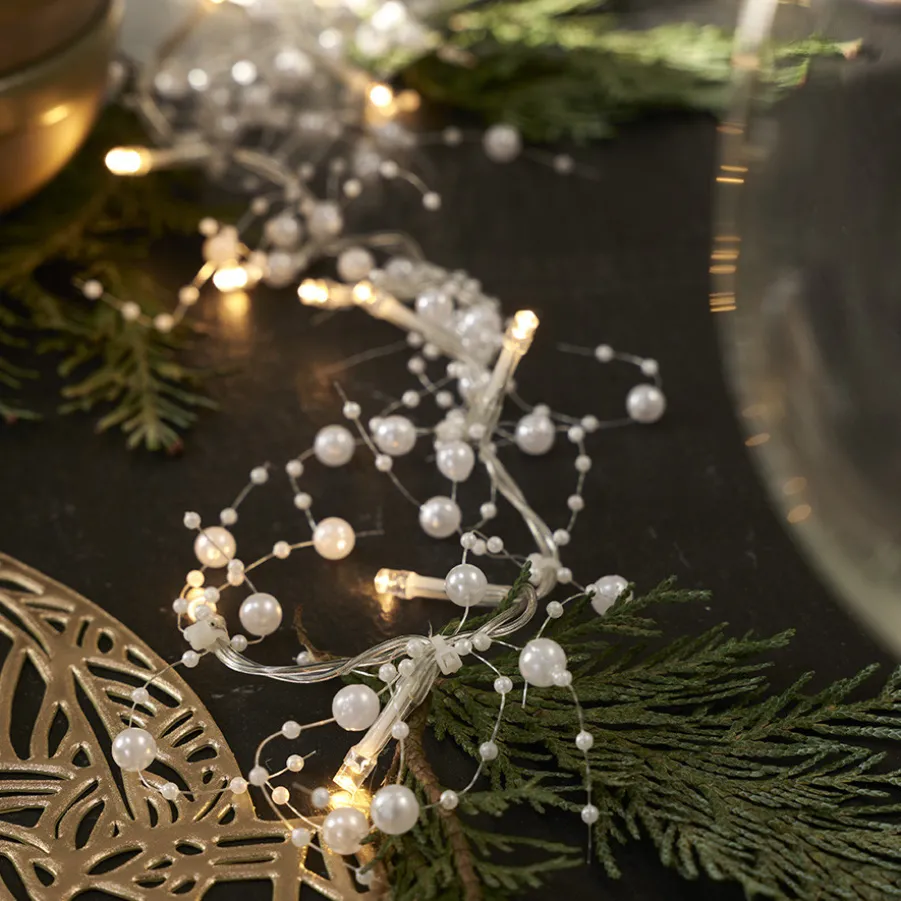 Outlet Guirlande perlée lumineuse Accessoires De Table