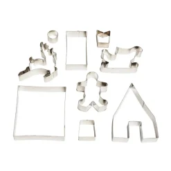 New Kit 9 emporte-pièces Noël 3D Accessoires De Pâtisserie