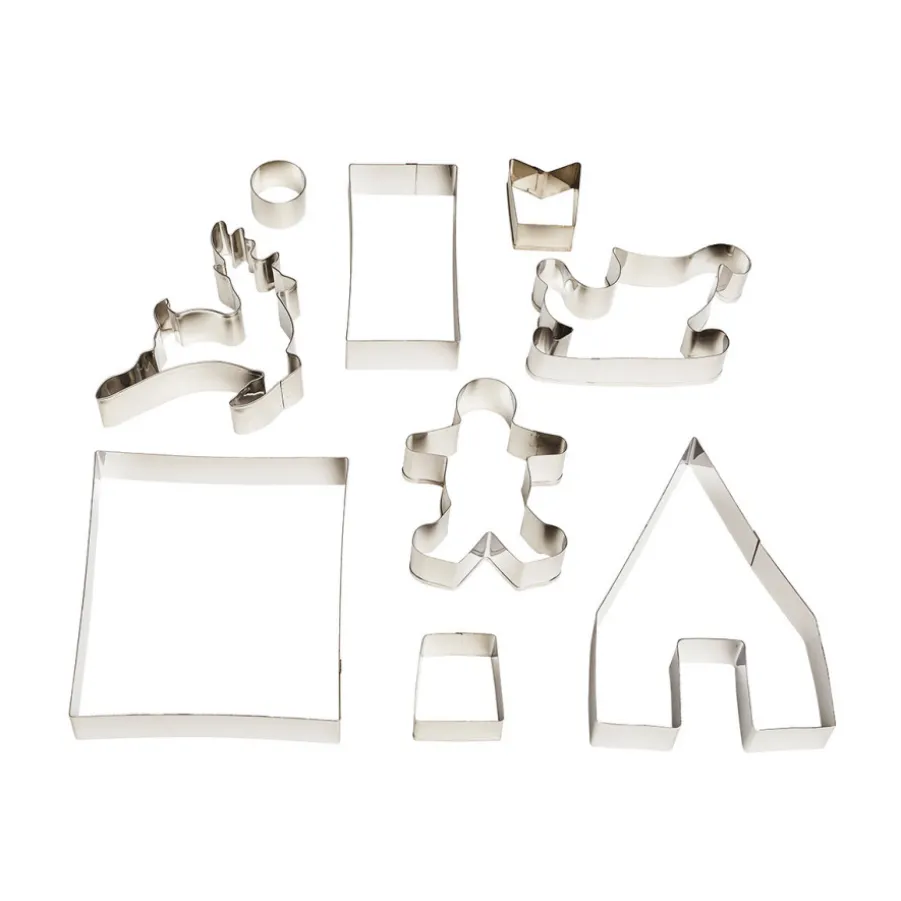 New Kit 9 emporte-pièces Noël 3D Accessoires De Pâtisserie