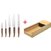 New Le lot de 5 couteaux + le range-couteaux pour tiroir Sets De Couteaux De Cuisine|Rangements Couteaux