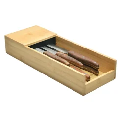 New Le lot de 5 couteaux + le range-couteaux pour tiroir Sets De Couteaux De Cuisine|Rangements Couteaux