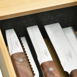 New Le lot de 5 couteaux + le range-couteaux pour tiroir Sets De Couteaux De Cuisine|Rangements Couteaux