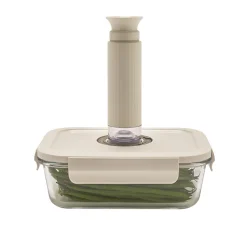 Clearance Lot de 2 boîtes de conservation vide d'air avec pompe Boite De Conservation Alimentaire