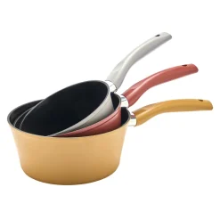 Clearance Lot de 3 casseroles "Vitamine" Batteries De Cuisine|Casseroles