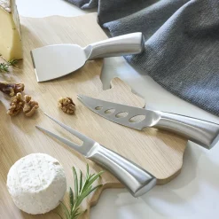 New Lot de 3 couteaux à fromage tout inox Sets De Couteaux De Cuisine|Autres Couteaux De Cuisine