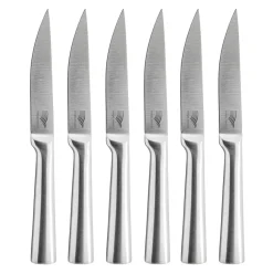 Best Sale Lot de 6 couteaux à steak tout inox Couteaux À Steak