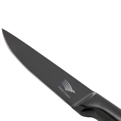 Clearance Lot de 6 couteaux à steak tout inox noir Couteaux À Steak