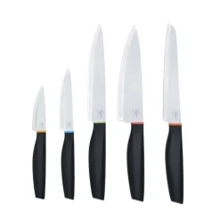 Flash Sale Lot de 5 couteaux bague couleur Sets De Couteaux De Cuisine|Couteaux Fruits Et Légumes