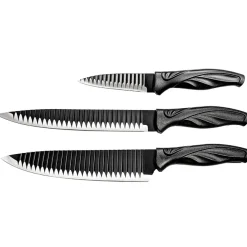 New Lot de 3 couteaux lame glissante Sets De Couteaux De Cuisine