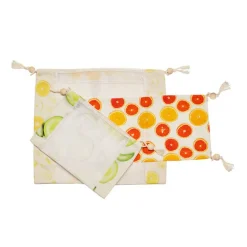New Lot de 3 filets à provisions Panier De Rangement
