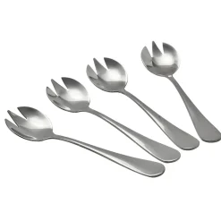 Fashion Lot de 4 fourchettes à huîtres Couverts Et Ménagères