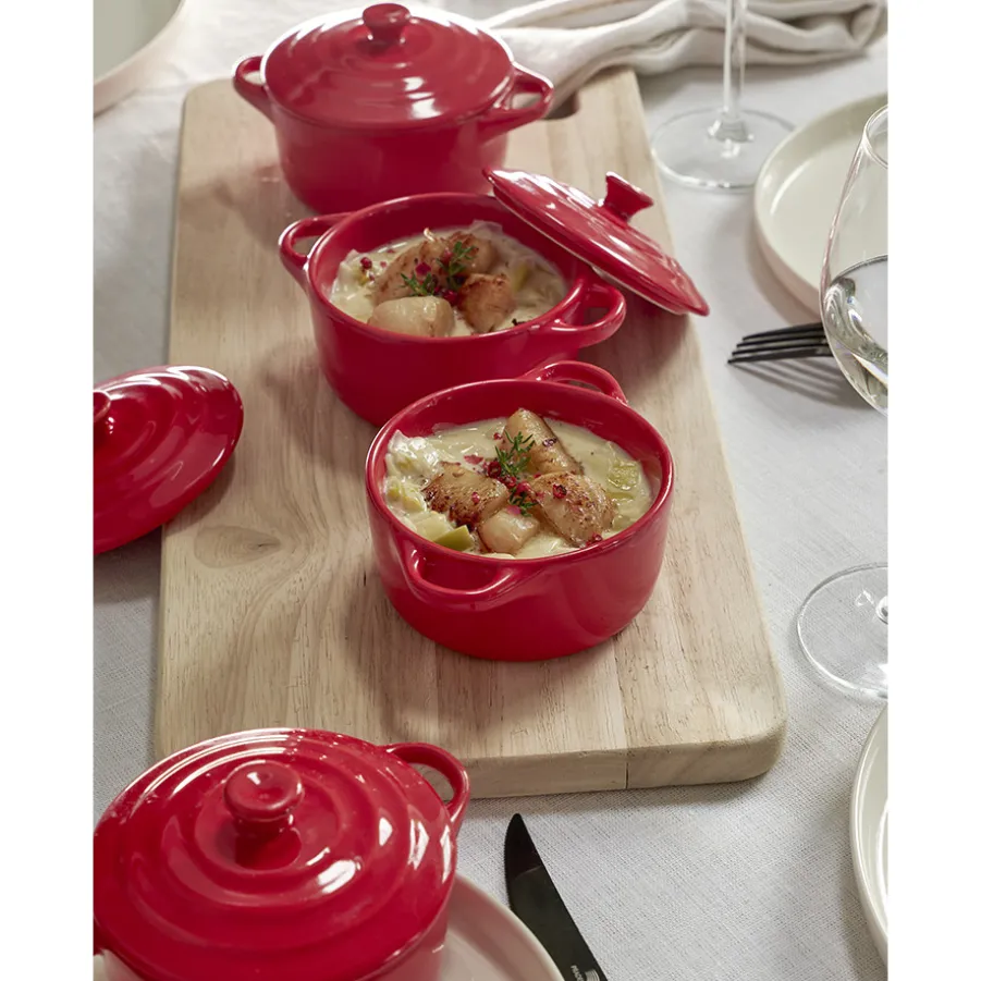 Shop Lot de 4 mini-cocottes Plats À Four|Cocottes Et Roasters