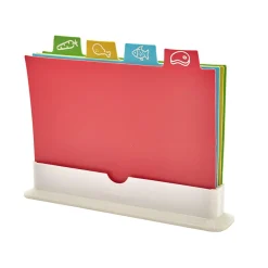 Clearance Lot de 4 planches à découper avec support Planches À Découper