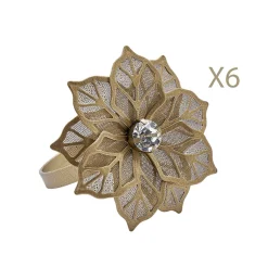 Sale Lot de 6 ronds de serviette Accessoires De Table