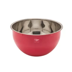 Cheap Lot de 3 saladiers inox multicolores avec couvercles Ustensiles De Préparation|Boite De Conservation Alimentaire