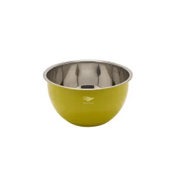 Cheap Lot de 3 saladiers inox multicolores avec couvercles Ustensiles De Préparation|Boite De Conservation Alimentaire