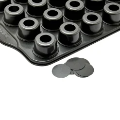 Flash Sale Maxi moule 24 mini muffins fond amovible Moules En Acier Carbone