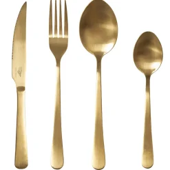 Best Sale Ménagère "ALBI" 24 pièces - Dorée Couverts Et Ménagères
