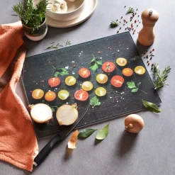 Discount Planche à découper motif tomates cerises Planches À Découper