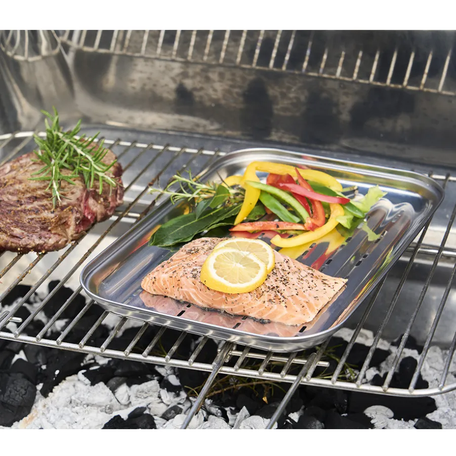 Best Plat barbecue perforé Set Barbecue|Ustensiles De Cuisson
