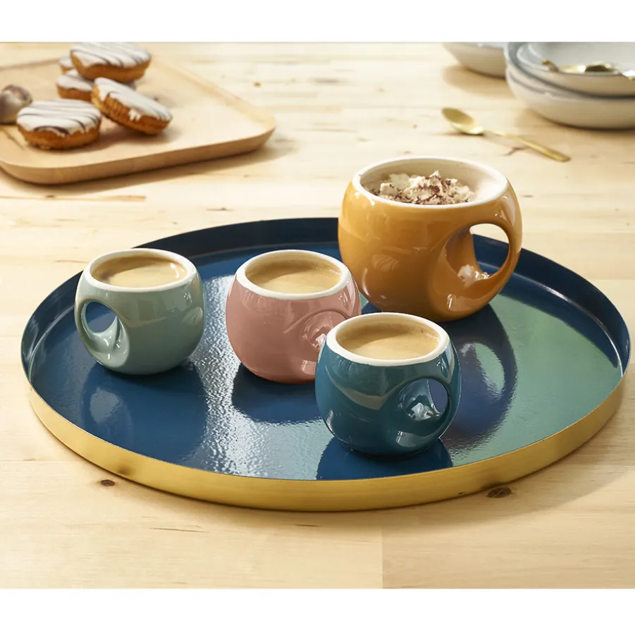 Cheap Plateau rond en métal Accessoires De Table