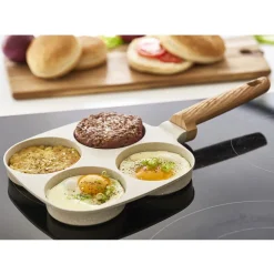 Clearance Poêle 4 compartiments Crêpières|Poêles