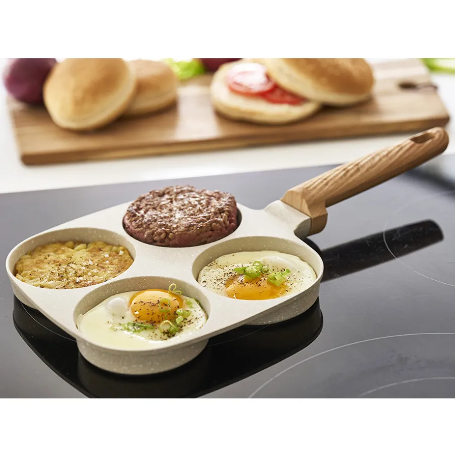 Clearance Poêle 4 compartiments Crêpières|Poêles