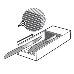 Discount Range-couteaux pour tiroir Rangements Couteaux