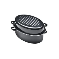 Clearance Rôtissoire saveur 2 en 1 Plats À Four|Cocottes Et Roasters