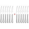 Cheap Set de 6 couteaux à steak "ARGELÈS" + 6 couteaux offerts Couverts Et Ménagères|Couteaux À Steak