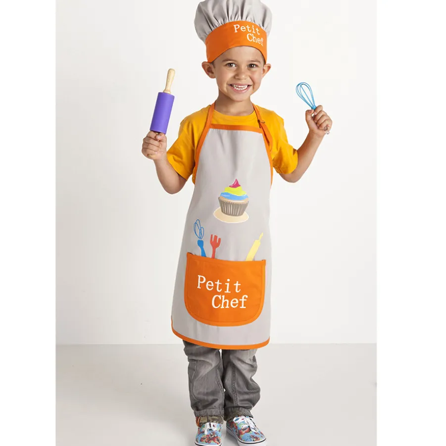 Cheap Tablier enfant avec toque Tabliers De Cuisine