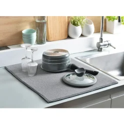 Cheap Tapis égouttoir XXL Autour De L’évier